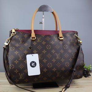 LOUIS VUITTON Monogram Pallas MM Aurore